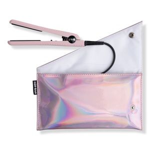 Lavender Eva nyc mini healthy heat ceramic styling iron. (Lavender crystal)